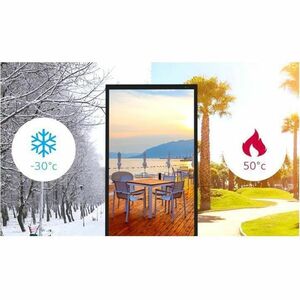 LG 49XE3P-B Outdoor Signage - 49" LCD - In-plane Switching (IPS-M+) Technology - Touchscreen - 24 Hours/7 Days Operation -