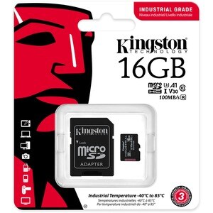 microSDHC Kingston Industrial SDCIT2 - 16GB - Class 10/UHS-I (U3) - V30