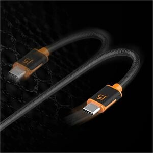 j5create JUCX24 1.83 m USB-C Data Transfer Cable - Cable for USB Device, Tablet, Phone, Notebook, Charger - First End: 1 x