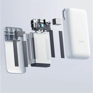 Xiaomi PB2020MI Power Bank - Light Grey - Lithium Ion (Li-Ion) - 20000 mAh - 22.50 W - 3 A, 2.23 A, 2.25 A, 1.67 A - 5 V D