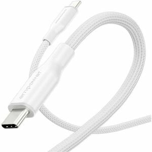 PanzerGlass empower™ by ® Racing 60W USB-C to USB-C Cable | USB 2.0 | 2M | Silver White. Product colour: White