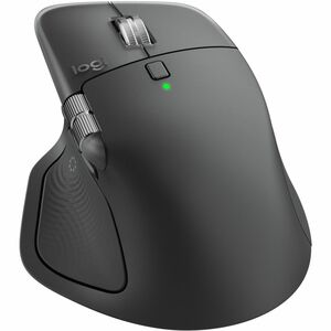 Logitech MX Master 4 Rato - Bluetooth/Radiofrequência - USB Tipo C, USB tipo A - Campo escuro - 8 Taste(n) - Grafite - Sem
