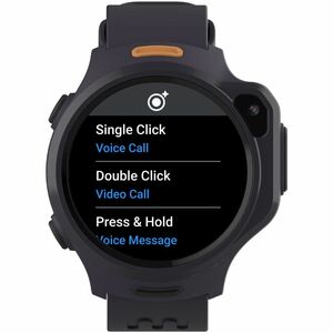 myFirst Fone R2 Smart Watch - Round - Children - G-sensor, Heart Rate Monitor, Temperature Sensor - Camera, Video Call, Vi