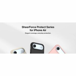 Belkin SheerForce Hülle für Apple iPhone Air Smartphone - Schwarz - Schlagfest, Sturzsicher - Plastik - Kann drahtlos gela