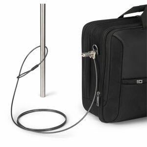 Dicota Top Traveller Dual FIVE Carrying Case (Briefcase) for 32.8 cm (12.9") to 40.6 cm (16") Notebook - Black - RFID Resi