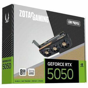 Zotac NVIDIA GeForce RTX 5050 Grafikkarte - 8 GB GDDR6 - Halbe Höhe/Niedrigprofil - 7680 x 4320 - 2,57 GHz Boost-Taktfrequ