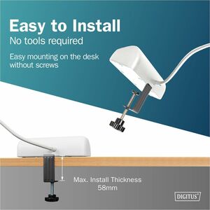 Digitus Steckdosenleiste - 3 x AC-Strom, 2 x USB Typ A, 1 x USB Typ C - 1,50 m Kabel - 16 A Stromstärke - 250 V AC Voltage