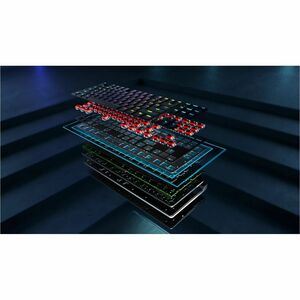 Logitech G G515 RAPID TKL 游戏键盘 - 无数字小键盘 - 电缆 连接 - A 型 USB 接口 - RGB LED - 英文（美国） - QWERTY 布局 - 黑 - 磁力 按键开关 - Windows 10, Wi