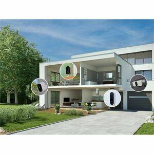 Arlo Pro Outdoor 2K Network Camera - Colour - 2 - White - Infrared/Color Night Vision - 2560 x 1440 - Wi-Fi - USB - Wall M