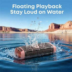 soundcore Portable Bluetooth Speaker System - 50 W RMS - Desert Rose Brown - Battery Rechargeable