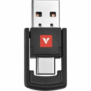 Verbatim Presentation Pointer - Radio Frequency - USB Type C, USB Type A - Laser - Grey - Wireless - 30 m - 2.40 GHz - Rec