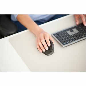 Kensington KB535 EQ Rechargeable Multi-Device Keyboard - Wireless Connectivity - Bluetooth/RF - Full-size - 5.4 - 32.81 ft