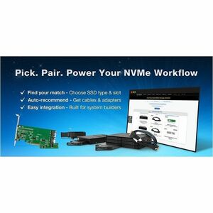 Icy Dock MICO 4i SFF-TA-1016 to SlimSAS 4i SFF-8654 Cable - 0.5M - 1.64 ft MCIO/SlimSAS Data Transfer Cable for HBA/RAID C