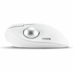 Kensington Pro Fit Ergo TB450 Trackball - Optical - Wireless - Bluetooth/Radio Frequency - 2.40 GHz - White - USB - 1600 d
