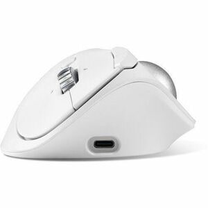 Kensington Pro Fit™ Ergo TB550 Trackball - Optical - Wireless - Bluetooth/Radio Frequency - 2.40 GHz - Rechargeable - Whit