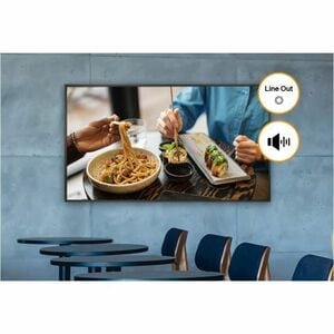 AG Neovo QM5503 1386.84 mm LCD Digital Signage Display - 24 Hours/7 Days Operation - Vertical Alignment (VA) - 3840 x 2160