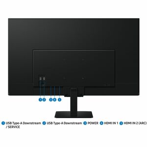 Monitor LED inteligente Samsung S32FM500EL 32" (81.3cm) Class Full HD - 16:9 - Negro - 32" (81.3cm) Viewable - Vertical Al