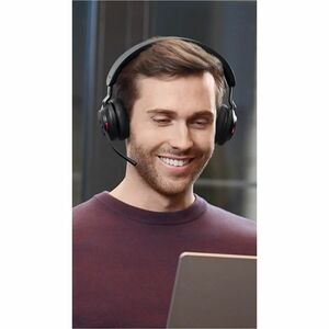 Jabra Evolve2 65 Headset - Stereo - Wireless - Bluetooth - 98.4 ft - On-ear, Over-the-head - Binaural - Circumaural - Nois