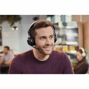 Jabra Evolve2 65 Headset - Microsoft Teams Certification - Stereo - USB Type C - Wireless - Bluetooth - 98.4 ft - 20 Hz to