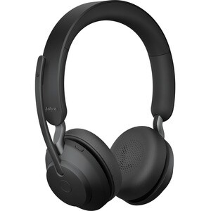 Jabra Evolve2 65 Headset - Stereo - Wireless - Bluetooth - 98.4 ft - On-ear, Over-the-head - Binaural - Circumaural - Nois