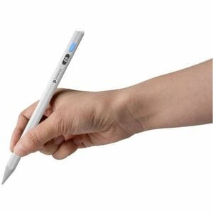 DEQSTER Pencil c1 Stylus - 1 - Ersetzbare Stylus-Spitze - Polyoxymethylen (POM), Aluminium - Weiß - iPad Unterstütztes Gerät