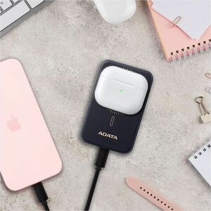 Adata R050 5000 mAh Power Bank - For iPhone, Smartphone - Lithium Polymer (Li-Polymer) - 5000 mAh - 20 W - 3 A, 2.22 A - 5
