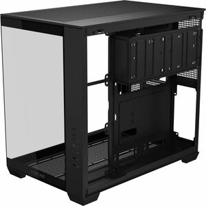 ASUS A32 Black ATX dual-chamber case with panoramic design supporting up to 420mm graphics cards in length 360mm radiators