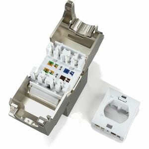 Digitus Network Connector - 4 Piece - 1 × RJ-45 Network - Female - Shielding