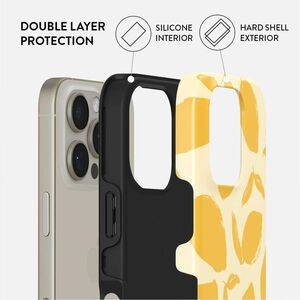 BURGA Case for Apple iPhone 16 Pro Smartphone - Lemon Tart, Lemon - Fade Resistant, Scratch Resistant, Shock Absorbing, Dr