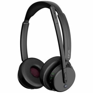 EPOS IMPACT Kabellos Kopfbügel, Auf den Ohren Stereo Headset - Schwarz - Microsoft-Teams-Zertifizierung - Binaural - Ohrau