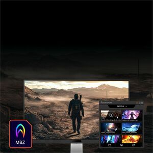 BenQ MOBIUZ EX271UZ 27 Zoll Klasse 4K UHD Gaming-OLED-Monitor - 16:9 Format - Schwarz - 67,3 cm (26,5 Zoll) Viewable - OLE