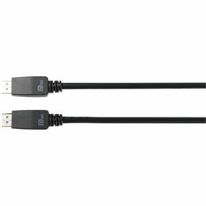 V7 V7DPPRO-3M-BLK 3.05 m DisplayPort A/V Cable - Cable for Audio/Video Device, PC, Monitor, Projector - First End: 1 x Dis