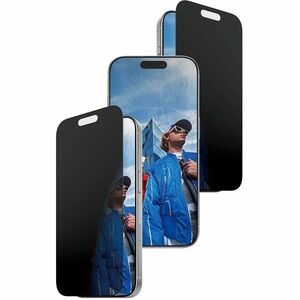 PanzerGlass Glass Privacy Screen Protector for Apple iPhone 17, iPhone 16 Pro - For Widescreen OLED iPhone 17, iPhone 16 P