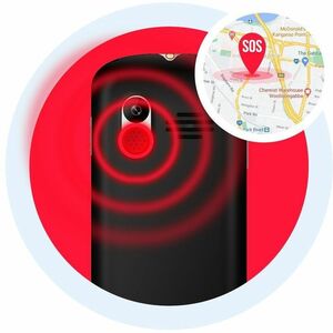 Opel Mobile BigButton M 128 MB Feature Phone - 2.2" QVGA 220 x 176 - 48 MB RAM - 4G - Black - Bar - Unlocked SIM-free - Re