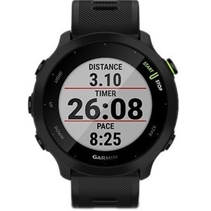 Garmin Forerunner 55 Smartwatch - 42 mm Case Height - 42 mm Case Width - Nero Colore della struttura - Silicone Band Mater