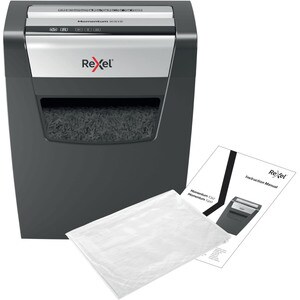 Rexel Momentum X312 Paper Shredder - Continuous Shredder - Cross Cut - 12 Per Pass - for shredding Paper - P-3 - 220 mm Th