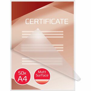 ACCO Laminating Pouch - Sheet Size Supported: A4 216 mm Width x 303 mm Length - Laminating Pouch/Sheet Size: 75 µm Thickne