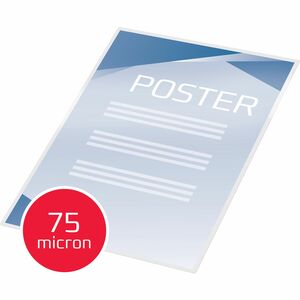 ACCO Matt Laminating Pouch - Sheet Size Supported: A3 303 mm Width x 426 mm Length - Laminating Pouch/Sheet Size: 75 µm Th