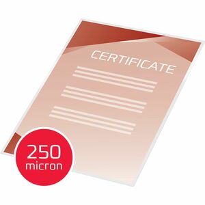 ACCO Document Laminating Pouch - Sheet Size Supported: A4 216 mm Width x 303 mm Length - Laminating Pouch/Sheet Size: 250 