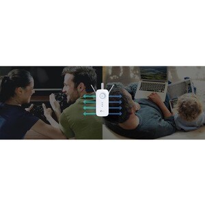 TP-Link RE550 IEEE 802.11ac 1.86Gbit/s Extensor de alcance inalámbrico - 2.40GHz, 5GHz - 3 x Antena(s) externa - Externo -