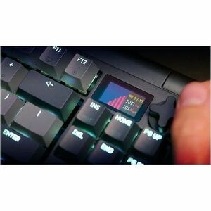 CHERRY XTRFY G80-3883 Gaming Keyboard - Tenkeyless - Wired/Wireless Connectivity - USB Type A Interface - RGB LED - French