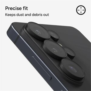 invisibleSHIELD Hoops Camera Lens Protector - Black - Tempered Glass