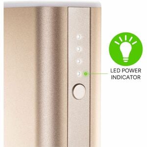 mophie Powerstation Mini Power Bank - Gold - For Apple Device, USB Type C Device, iPhone, Smartphone - 1 x Type-C 20W - 50