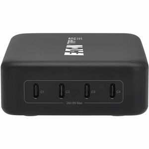 Tripp Lite series U280-004-240C4 240W Charging Station - 240 W - North America - 3 ft Cable - 120 V AC, 230 V AC Input - 5