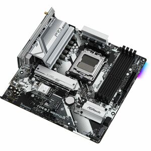ASRock A620M Pro RS WiFi Gaming-Desktop-Motherboard - AMD A620 Chipsatz - Buchse AM5 - Micro ATX - Ryzen 7 Unterstützter P