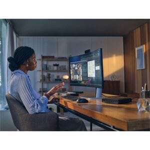 HP EliteDesk 8 G1a Desktop Computer - AMD Ryzen 5 220 - 16 GB - 512 GB PCI Express NVMe 4.0 SSD - Mini PC - Jack Black - A