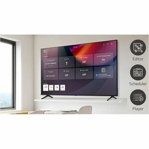 LG 86PK640S 2184.40 mm LCD Digital Signage Display - 16 Hours/ 7 Days Operation - High Dynamic Range (HDR) - 3840 x 2160 -