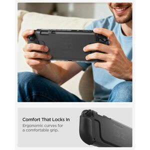 Spigen Ultra Hybrid Case for Nintendo Gaming Console - Frost Black - Shock Absorbing, Wear Resistant, Scratch Resistant - 