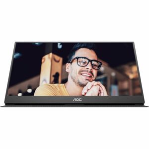 AOC 16T20 16" Class Full HD LCD Monitor - 16:9 - Black - 15.6" Viewable - In-plane Switching (IPS) Technology - 1920 x 108