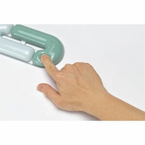 Kensington Duo Gel Wrist Rest - 0.71" Height x 7.40" Width x 3.27" Depth - Green - Polyurethane - Mouse - Retail - 1